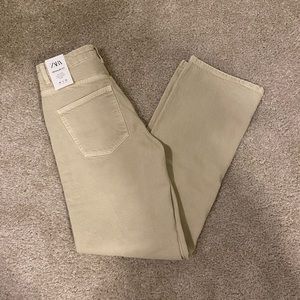 NWT Zara high rise long  jeans Size 4